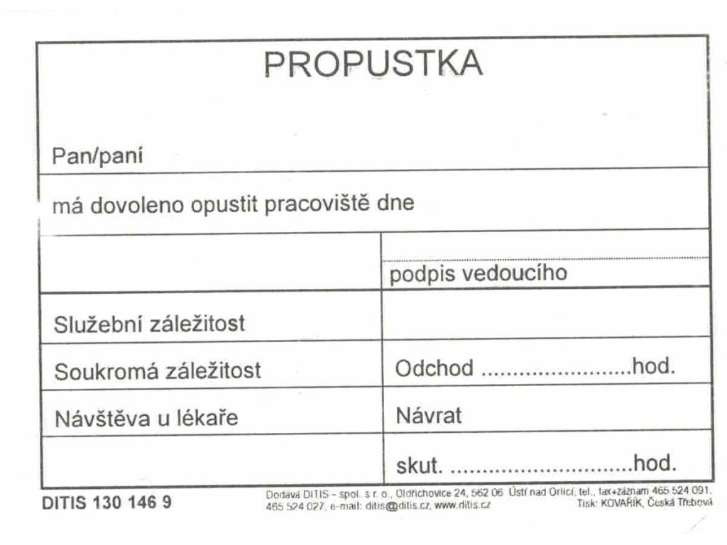 Propustka