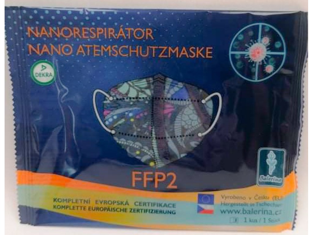 Respirátor nano FFP2 Balerina český