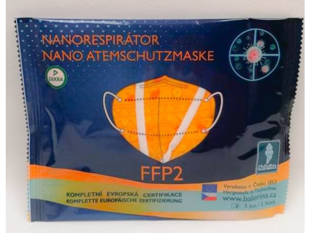 Respirátor nano FFP2 Balerina český