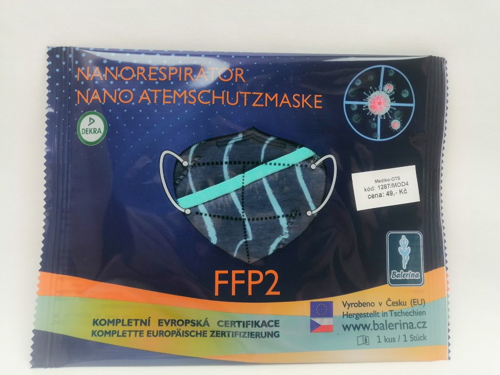 Respirátor nano FFP2 Balerina český