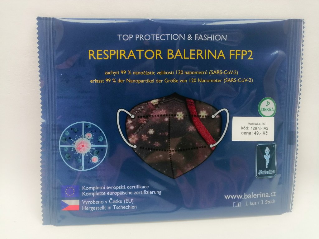 Respirátor nano FFP2 Balerina český