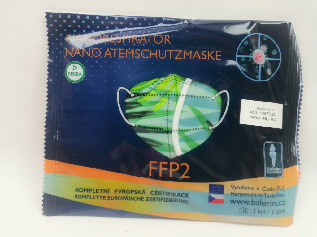 Respirátor nano FFP2 Balerina český