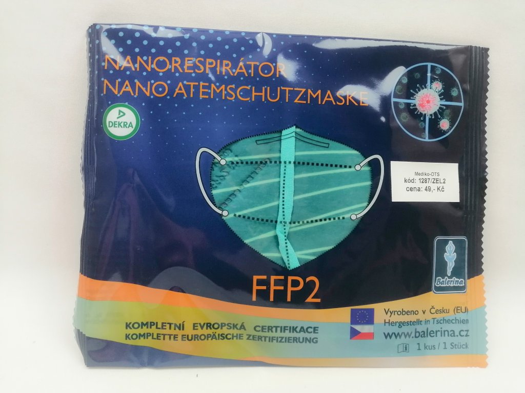 Respirátor nano FFP2 Balerina český