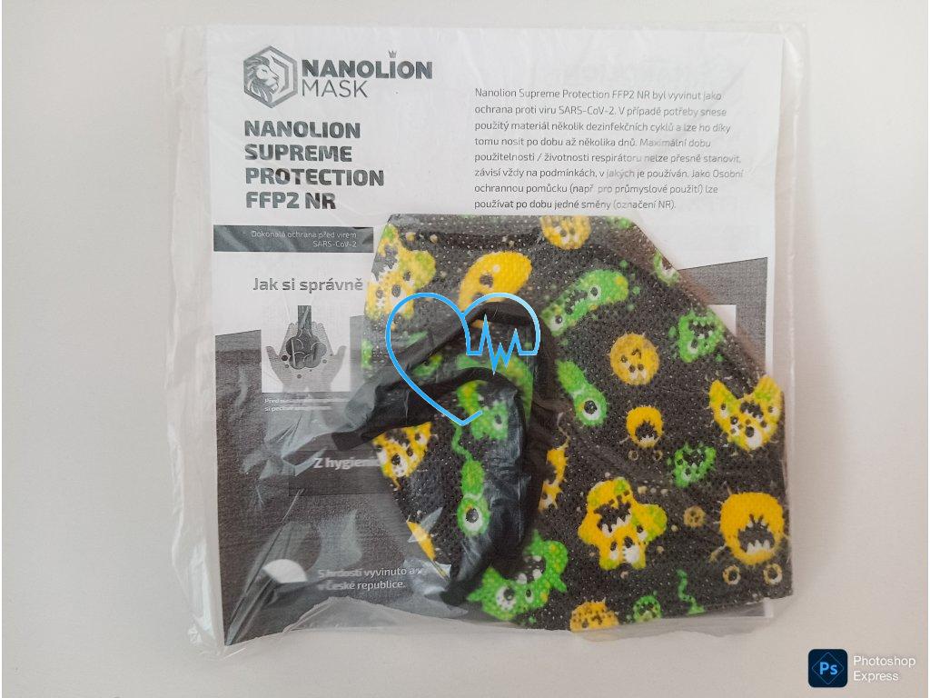 Respirátor nano FFP2 Nanolion Supreme český