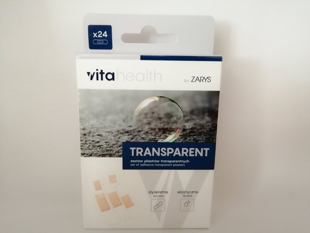 Sada transparentních náplastí TRANSPARENT VitaHealth /24 ks/