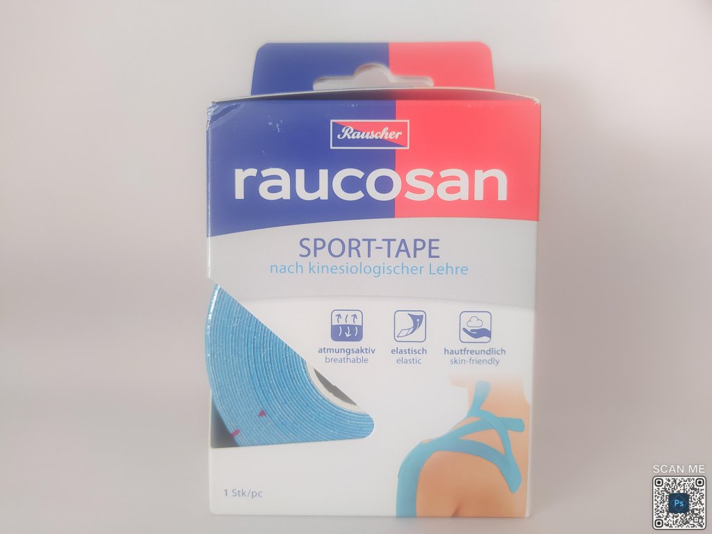 Tejpovací páska Raucosan KinesioTape 5cmx5m modrá