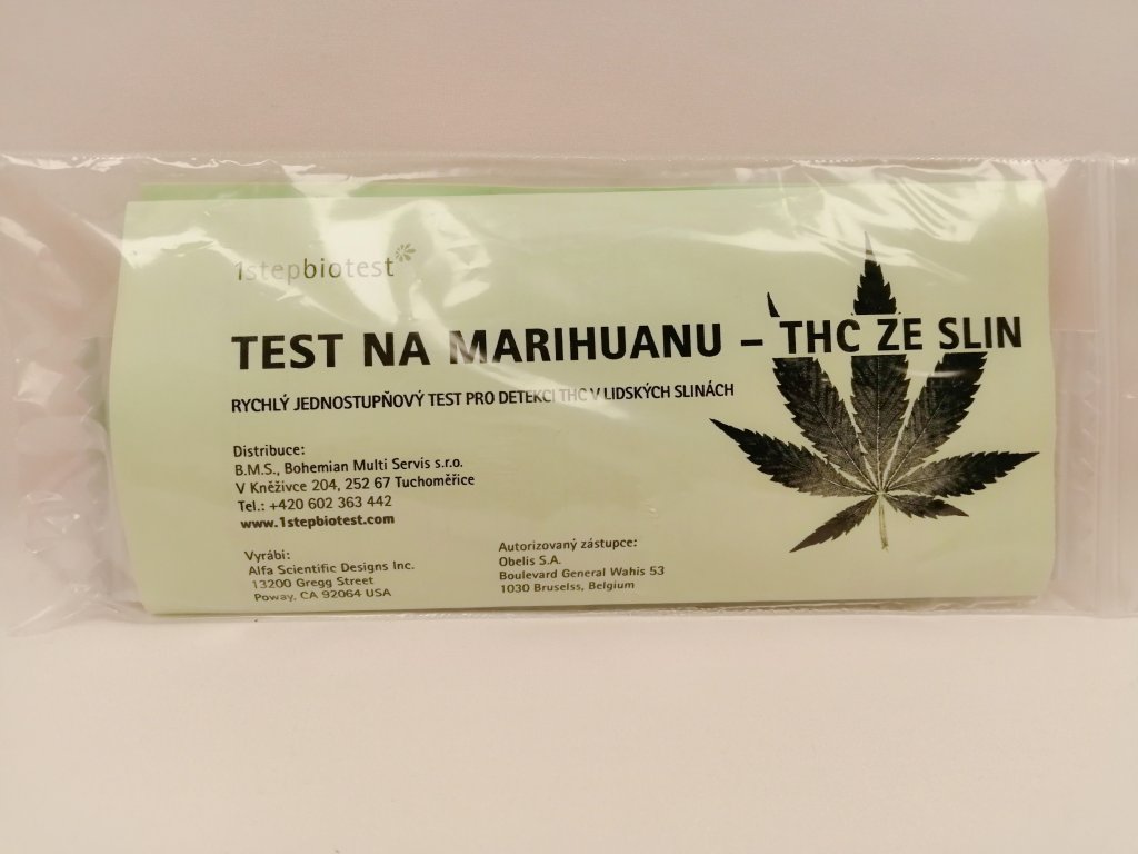 Test na marihuanu - THC ze slin 1 ks