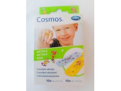 Cosmos dětská náplast dělená 2 vel. /20 ks/