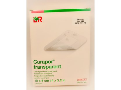 Curapor náplast steril. transparent  10x8 cm /5 ks/