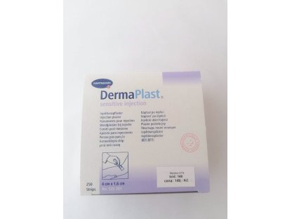 DermaPlast Sensitive inj. 4 cm x 1,6 cm /250 ks/