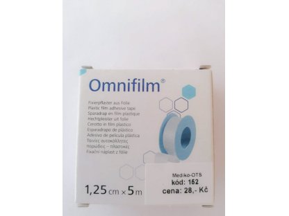 Omnifilm náplast porézní fólie 1,25 cm x 5 m