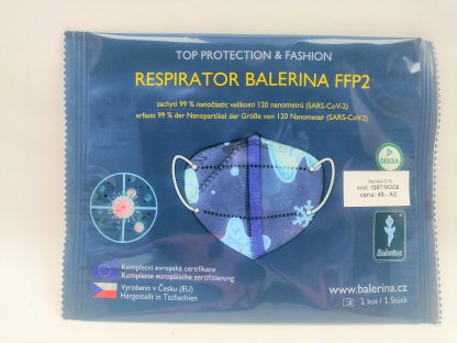 Respirátor nano FFP2 Balerina český