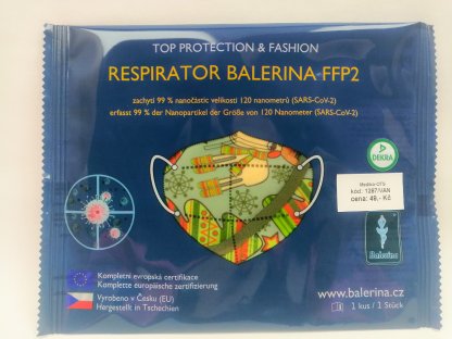 Respirátor nano FFP2 Balerina český