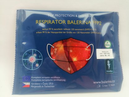 Respirátor nano FFP2 Balerina český