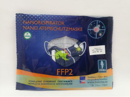 Respirátor nano FFP2 dětský Balerina český