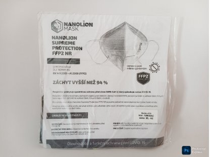 Respirátor nano FFP2 Nanolion Supreme český 2