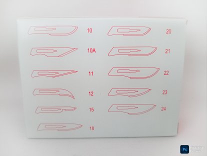 Skalpelová čepelka č. 15 /100 ks/