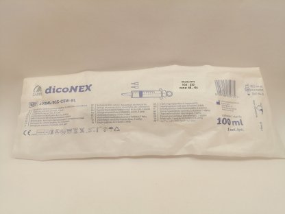 Stříkačka výplachová Diconex 3-dílná 100 ml