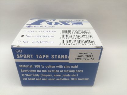 Tejpovací páska Fox Sport Tape 3,8cmx10m