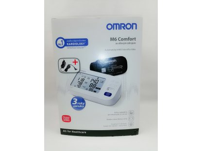 Tonometr dig. Omron M6 Comfort Intelli manž. + zdroj 2