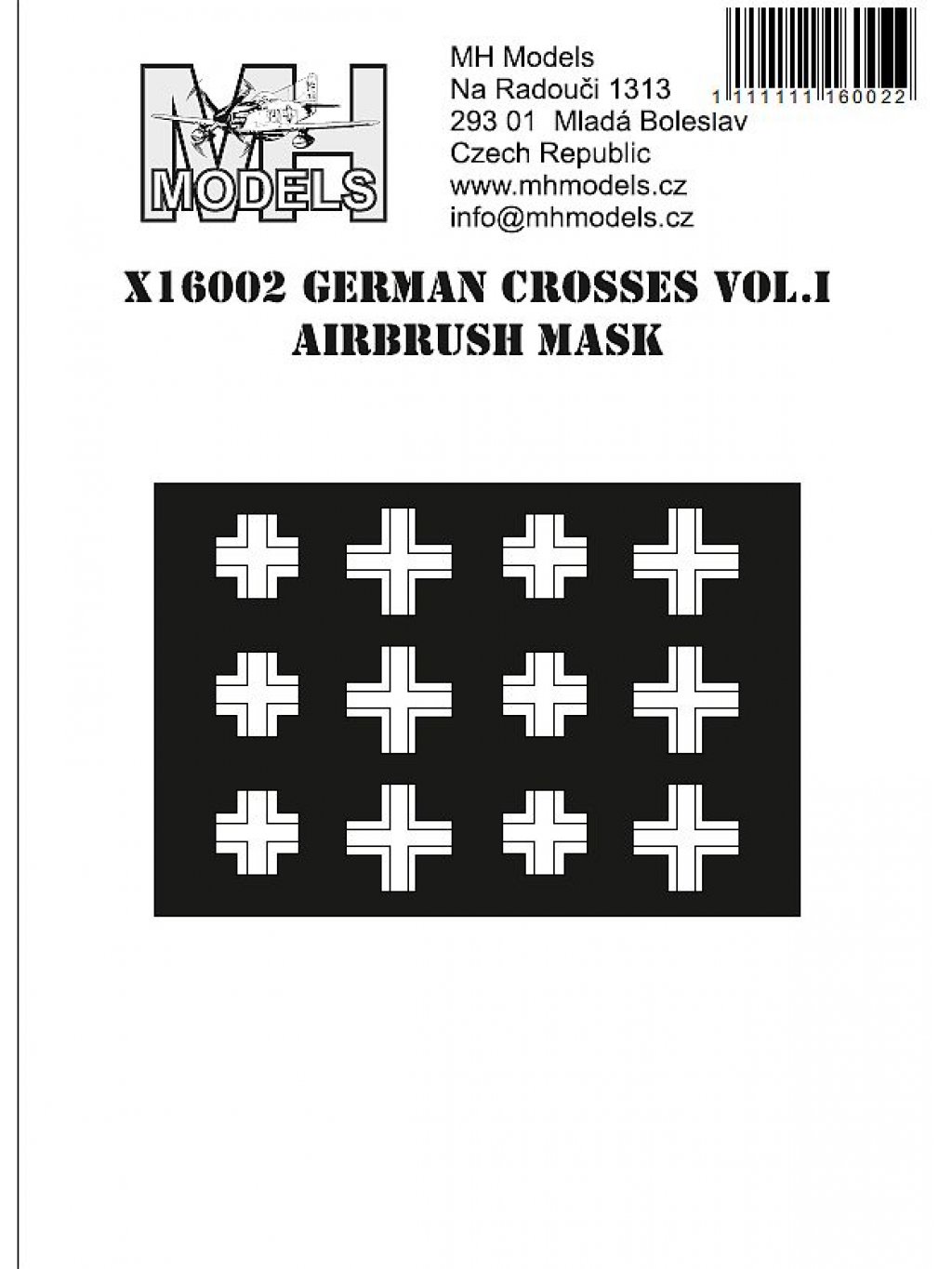 German crosses vol.I airbrush mask