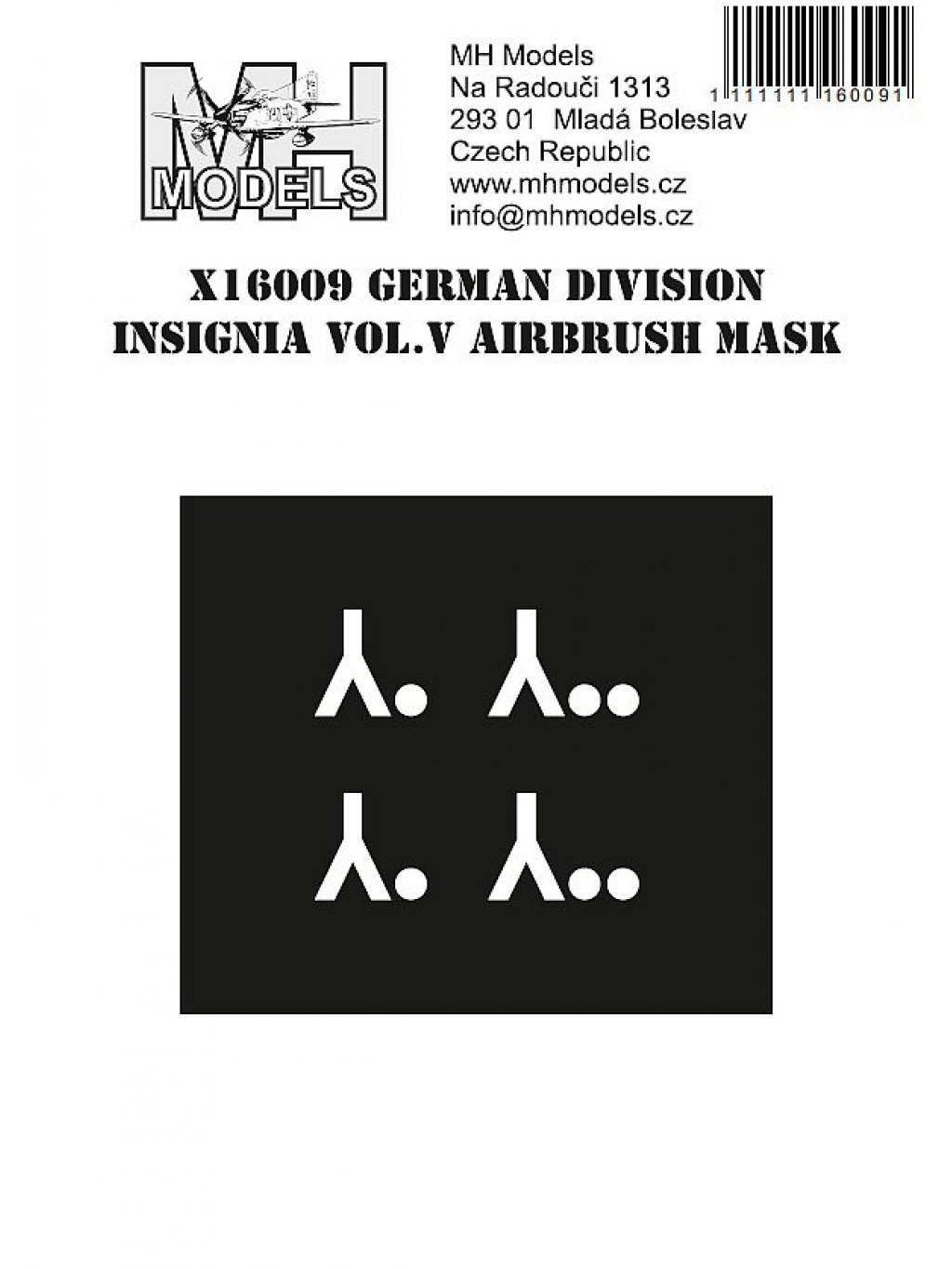German division insignia vol.V airbrush mask