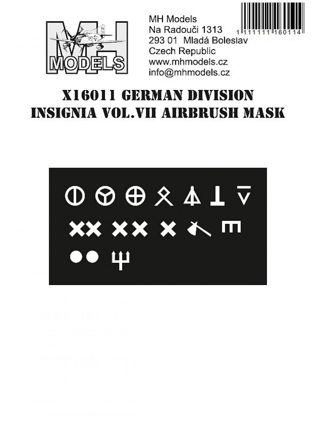 German division insignia vol.VII airbrush mask