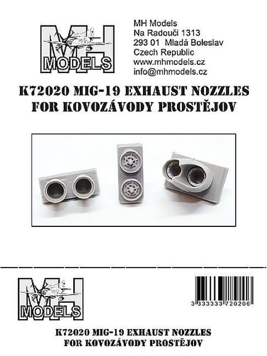 Mig-19 Exhaust nozzles for Kovozávody Prostějov