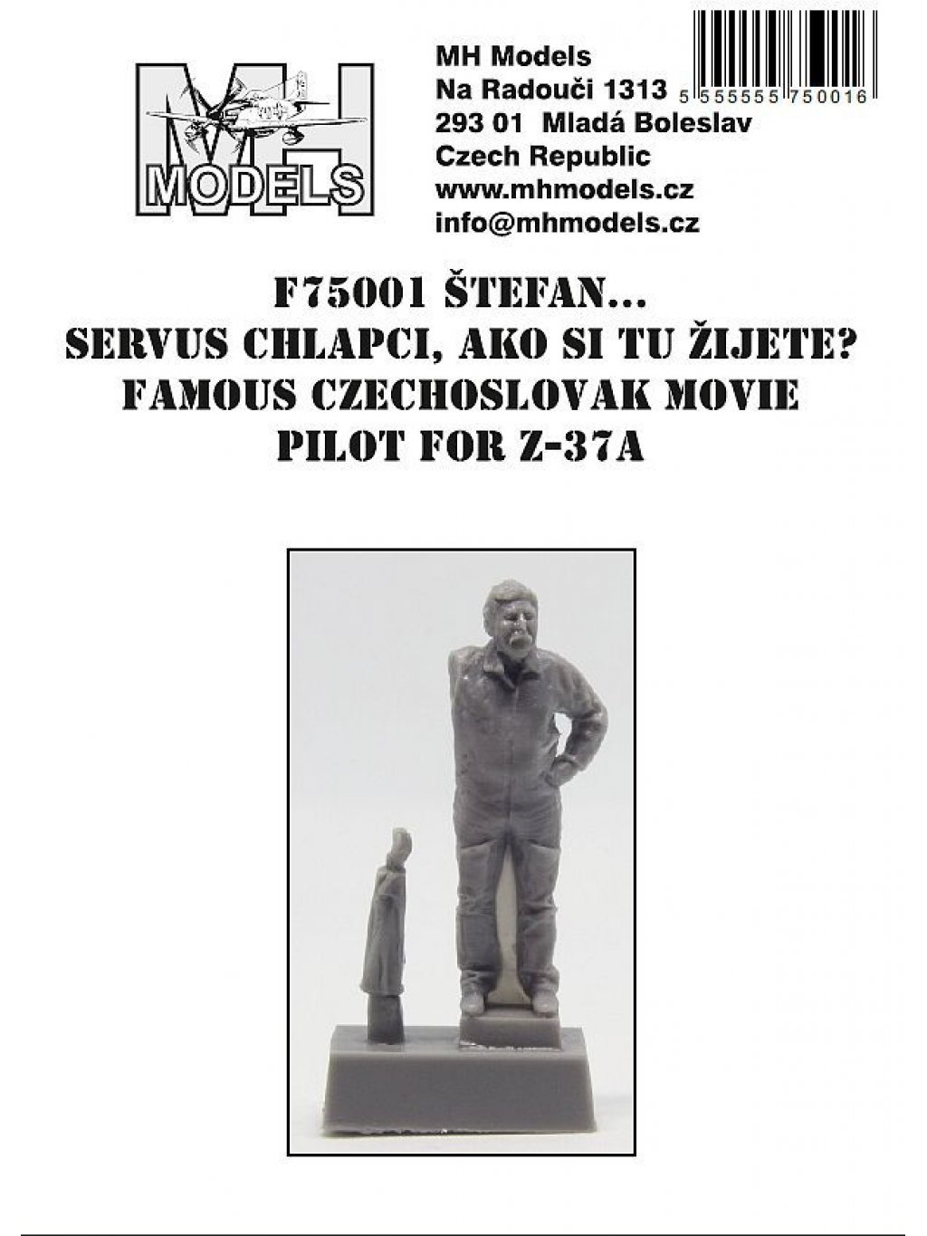 Štefan...servus chlapci,ako si tu žijete? Famous Czechoslovak movie pilot for Z-37A