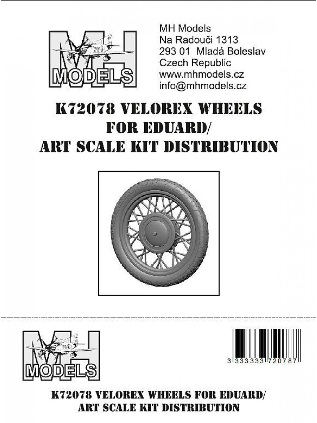 Velorex wheels for Eduard/Art Scale Kit Distribution