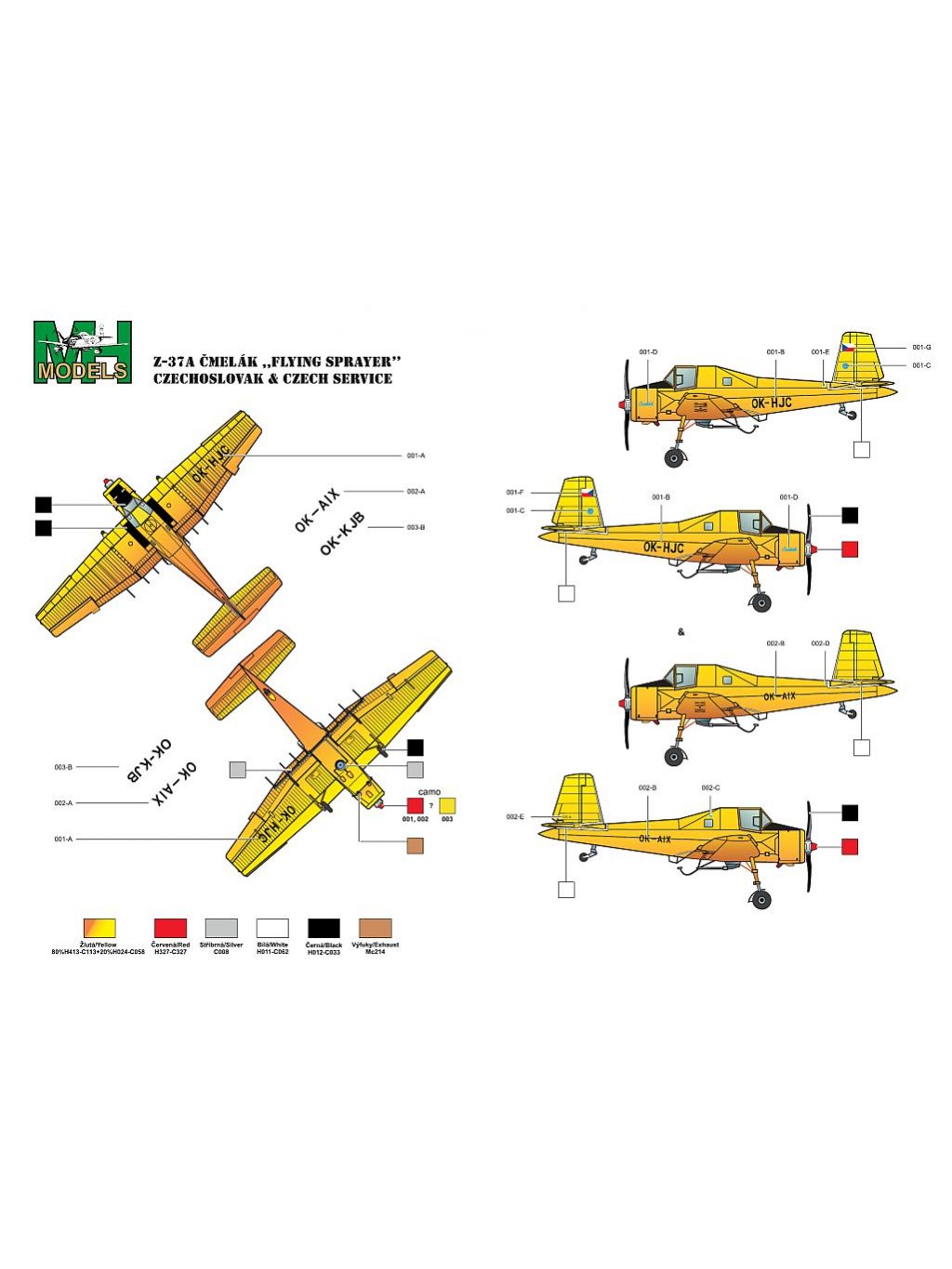 Z-37A Čmelák ,,Flying Sprayer" Czechoslovak & Czech service.