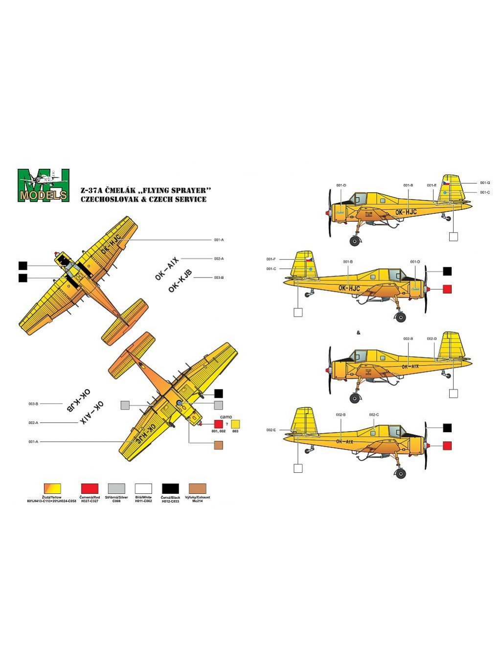 Z-37A Čmelák ,,Flying Sprayer" Czechoslovak & Czech service.