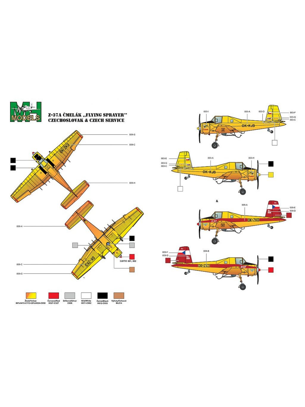 Z-37A Čmelák ,,Flying Sprayer" Czechoslovak & Czech service.