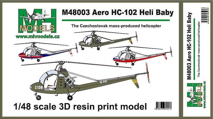 1:48 Aero HC-102 Heli Baby The Czechoslovak mass-produced helicoptermh