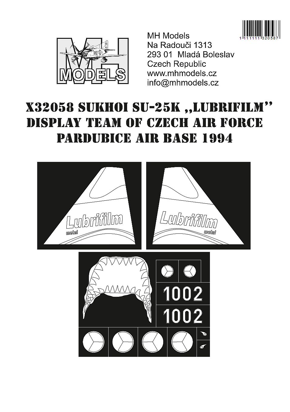 1:32 Sukhoi Su-25K ,,Lubrifilm