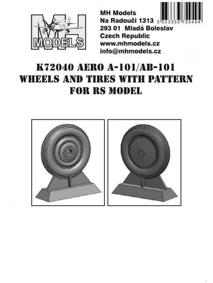 Aero A-101/Ab-101 Wheels and tires with pattern for RS Models