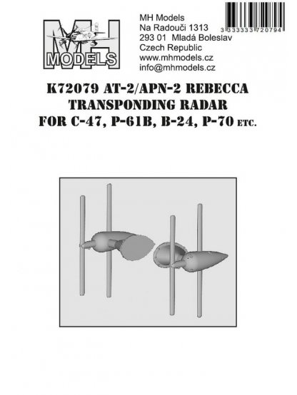 AT-2/APN-2 Rebecca/Eureka transponding radar for C-47,P-61B,B-24,P-70 etc.