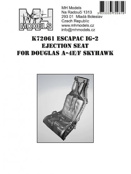 ESCAPAC IG-2 Ejection Seat for Douglas A-4E/F Skyhawk