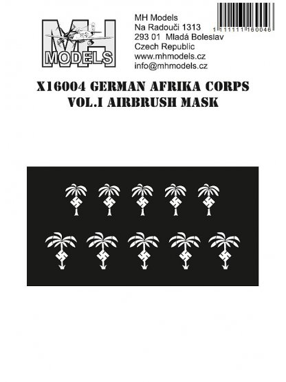 German Afrika Korps vol.I airbrush mask