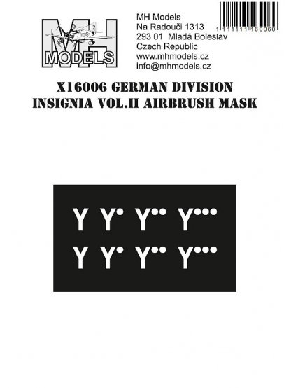 German division insignia vol.II airbrush mask