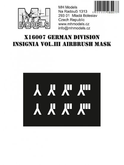 German division insignia vol.III airbrush mask
