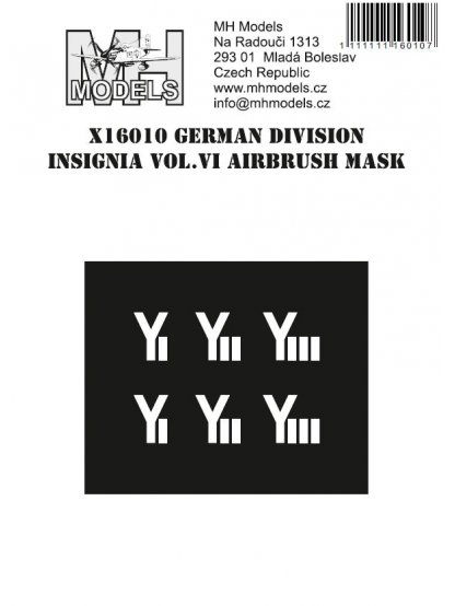 German division insignia vol.VI airbrush mask