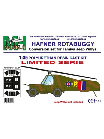 Hafner Rotabuggy conversion set for Tamiya Jeep Willys