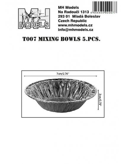 Mixing bowls 5 pcs.