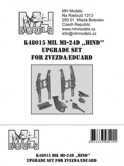 Mil Mi-24D ,,Hind" upgrade set for Zvezda/Eduard