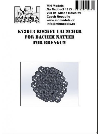 Rocket laucher for Bachem Natter for Brengun