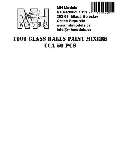GLASS BALLS PAINT MIXERS cca 50pcs