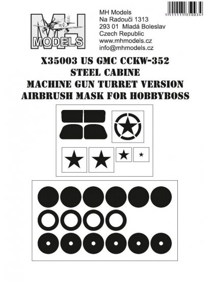 US GMC CCKW-352 Steel cabine machinegun turret