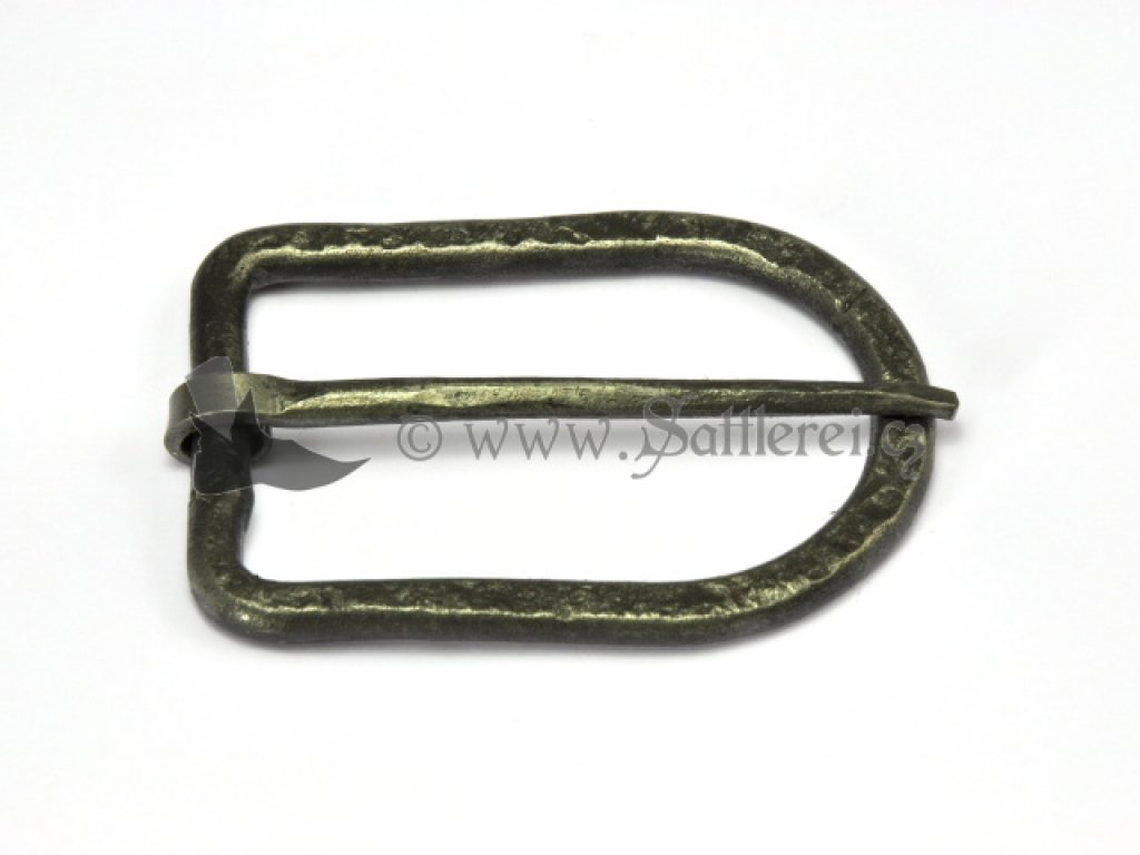 Hand-hammered clasp - wide 3 cm