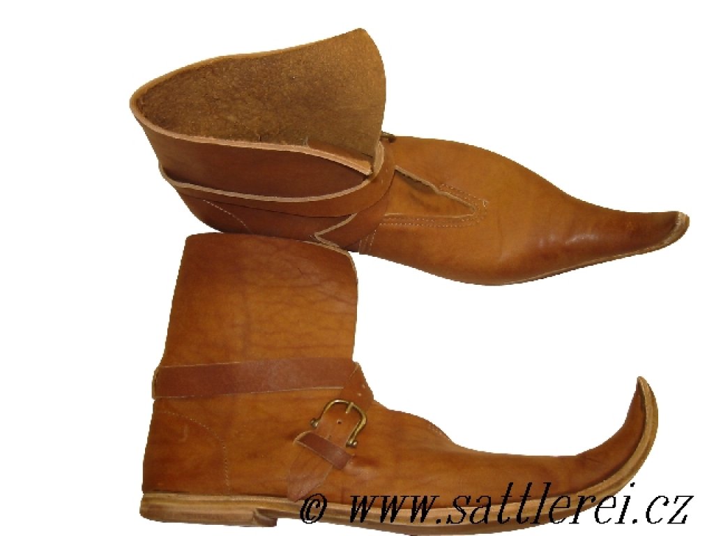 Mittelalter Leder Schuhe